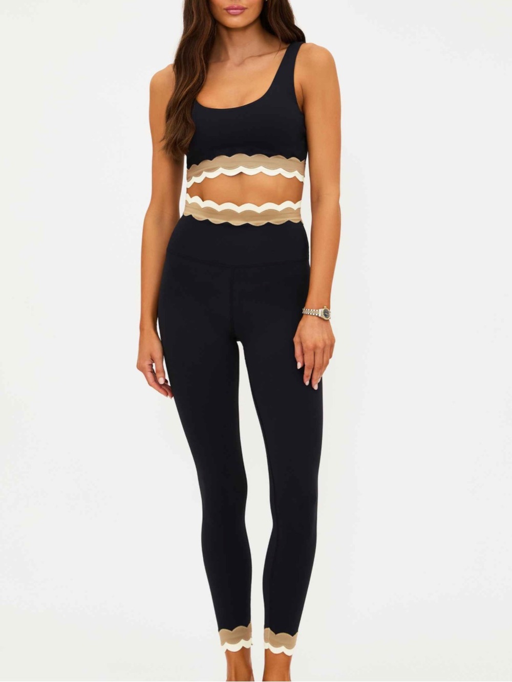 BEACH RIOT Stacy Legging  AND MAYCHING TOP Mystic Matte Colorblock xs
